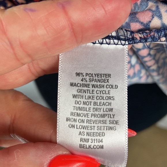 Kim Rogers 3/4 Length Sleeve Geometric Print Blouse - Picture 7 of 8